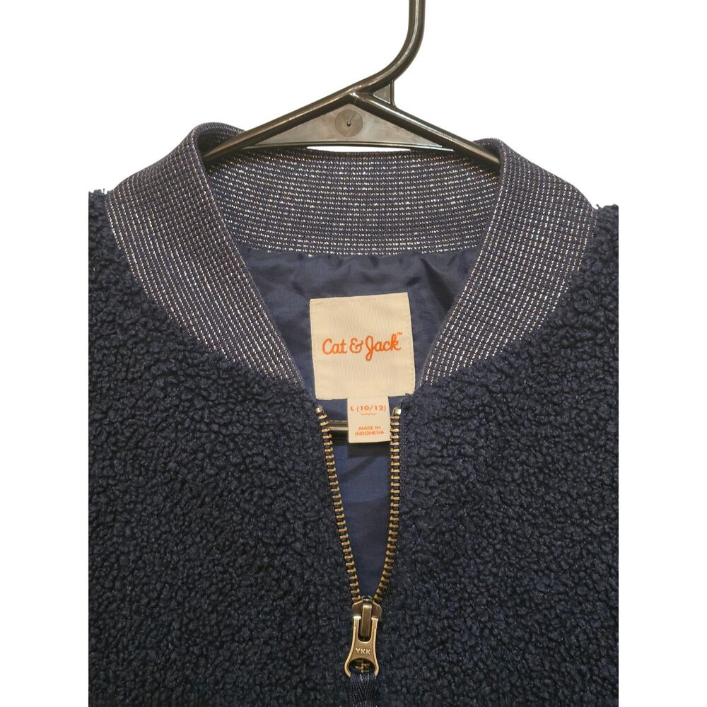 Cat & Jack L(10/12) Girls Navy Blue Jacket